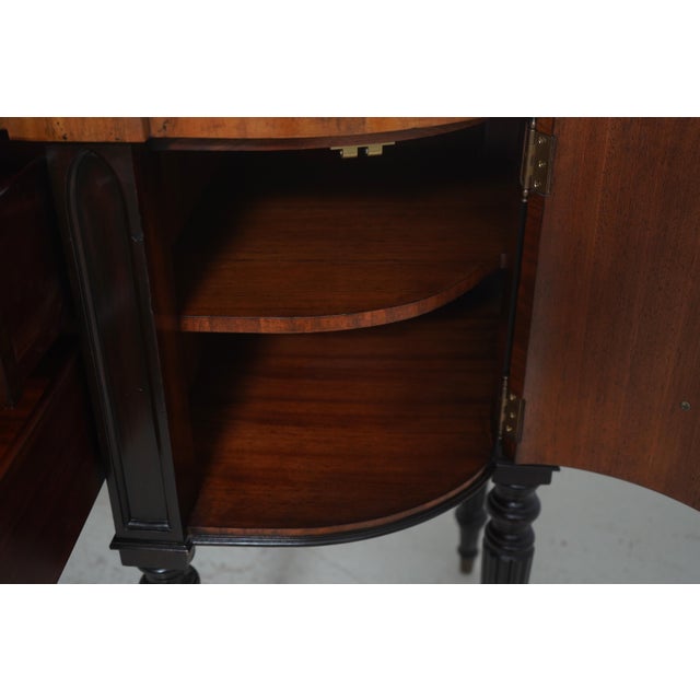 2010s Maitland Smith Inlaid Mahogany Sheraton Sideboard For Sale - Image 5 of 18