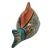 Folk Art Handpainted Mexican Folk Art Terra Cotta Fish – Vintage Colorful Pottery Sculpture For Sale - Image 3 of 11
