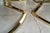 1970’s Hollywood Regency Pierre Cardin Brass Dining Arm Chairs - Set of 10 For Sale - Image 9 of 12