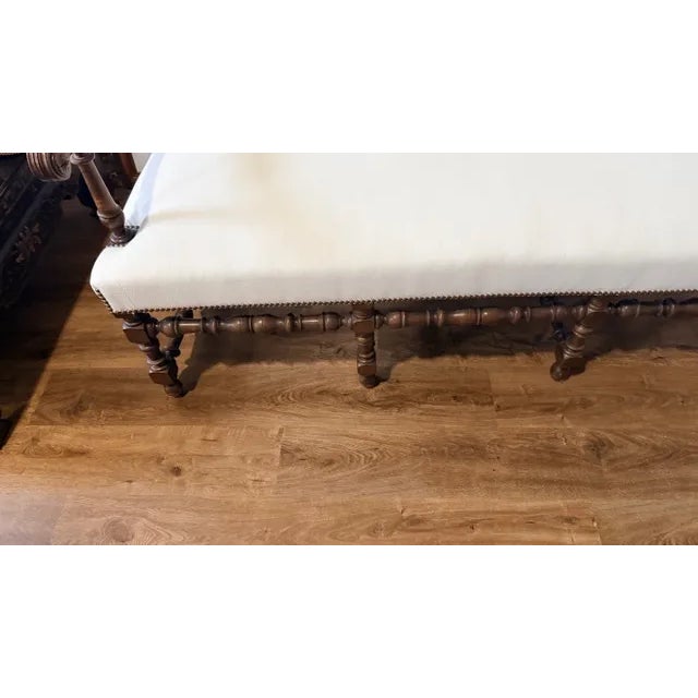 Antique White Sofa For Sale - Image 12 of 18