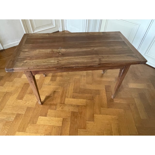 French Extendable Dining Table in Cherrywood For Sale - Image 17 of 18