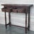 Wood Early 20th Century Spanish Carved Console Table With Fluted Legs For Sale - Image 7 of 11