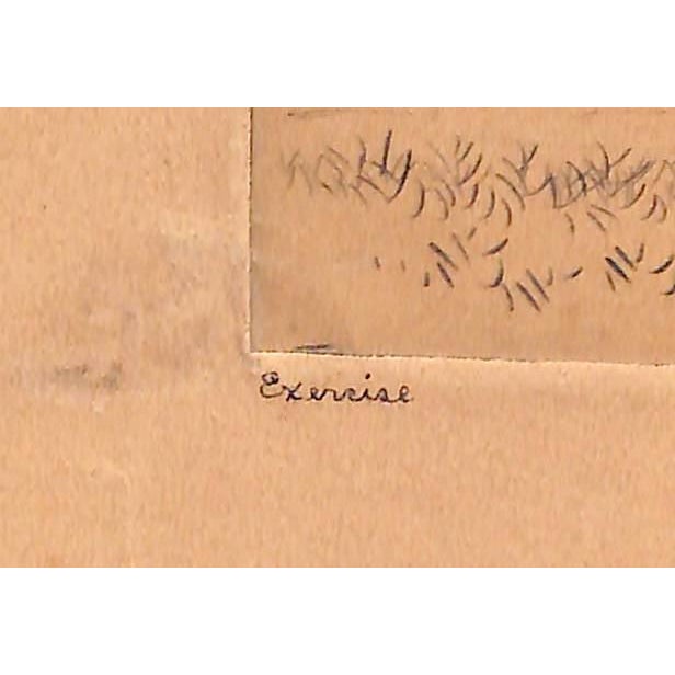 Traditional Paul Brown "Exercise" Rider 1st Trial Proof Drypoint Etching For Sale - Image 3 of 5