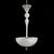 Mid‑Century Italian Martinuzzi-Inspired Pulegoso and Lattimo Murano Chandelier For Sale In Chicago - Image 6 of 18