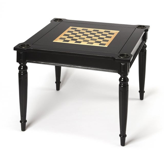 Vincent Multi-Game Card Table, Black For Sale In Chicago - Image 6 of 6
