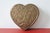Mid-Century Modern Vintage Brass Heart Shaped Trinket Box For Sale - Image 3 of 10