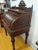 Antique 19th Century Mahogany Renaissance Revival Banker's Cylinder Secretary Desk For Sale - Image 4 of 13