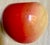 Mid 20th Century Mid 20th Century Red & Yellow Alabaster Apple Decoration Paperweight Decoration For Sale - Image 5 of 11