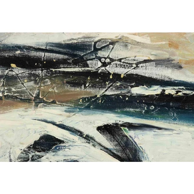 Contemporary Wang Kelian, Sign Abstractionism, Original Painting, 1995 For Sale - Image 3 of 4