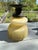 Metal Vintage Murano Mazzega Shades on Vintage Brass Flush Mount Fixtures - a Pair For Sale - Image 7 of 8