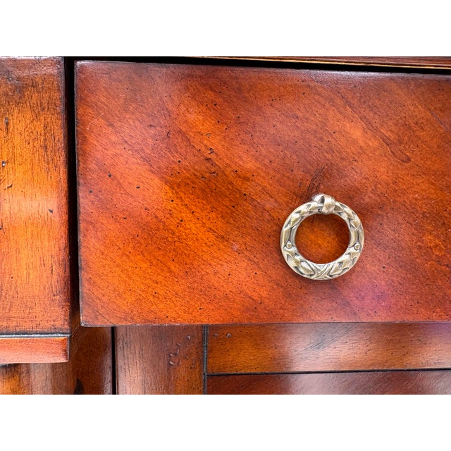 French Empire Inspired Tall Writing Desk For Sale - Image 9 of 12