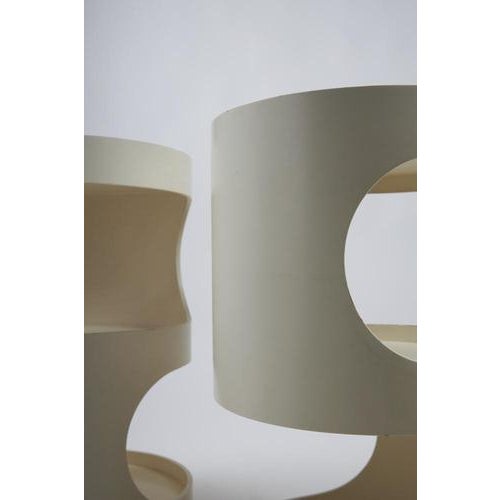 Wood Wooden Nightstands attributed to Luigi Sormani, Set of 2 For Sale - Image 7 of 10