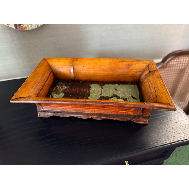 Traditional Late 20th Century Wooden Rectangular Planter For Sale - Image 3 of 12