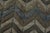 Chevron Rug 8' X 10'2'' Gray Blue Wool Contemporary Hand-Knotted Carpet For Sale - Image 4 of 12