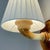 Alabaster, Birch and Pleated Fabric Wall Light, Sweden, 1920s For Sale - Image 9 of 18
