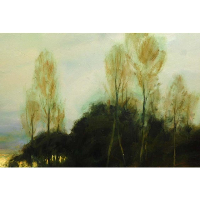 2010s Dennis Sheehan "Last Days of Autumn" #190104 Oil on Canvas Hand Signed Landscape For Sale - Image 5 of 6