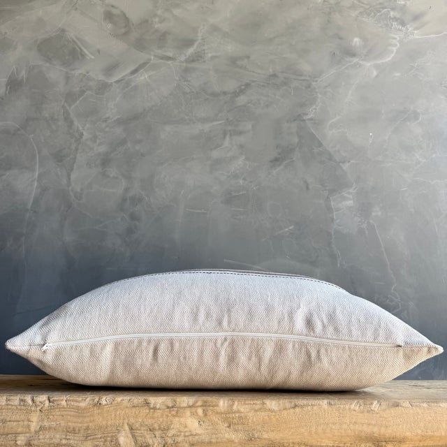 Libeco Home Tinos 100% Linen Stripe Pillow With Down Insert - 25" For Sale In Los Angeles - Image 6 of 8