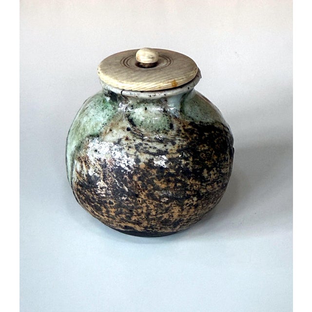 Antique Japanese Ceramic Ko-Tanba Chaire Edo Period For Sale - Image 16 of 18