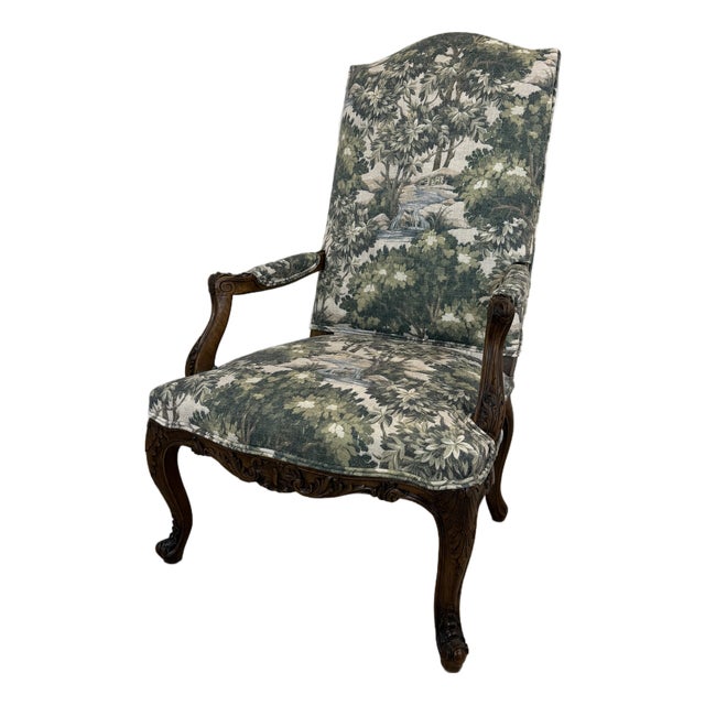 Newly Upholstered French Chair For Sale