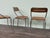 1970s Italian Chairs in Chromed Metal and Vienna Straw, 1970s, Set of 4 For Sale - Image 5 of 14