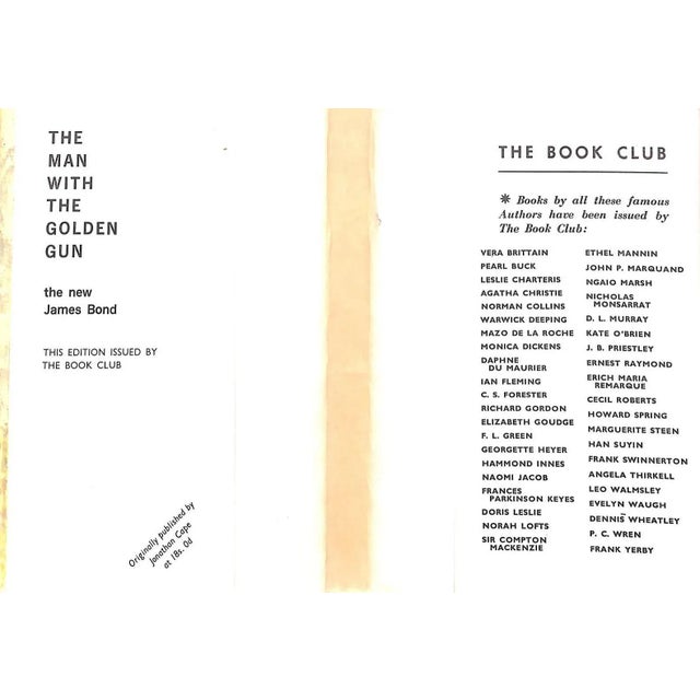 "The Man With the Golden Gun" 1965 Fleming, Ian For Sale - Image 4 of 6