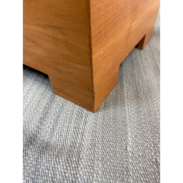 Brown Custom Design Solid Wood Storage Bench For Sale - Image 8 of 12