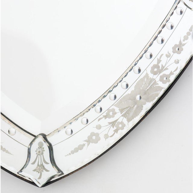 Late 20th Century Venetian Heart Form Marginal Framed Mirror For Sale - Image 5 of 6