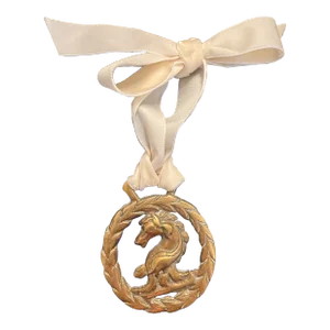 Vintage English Horse Brass Ornament