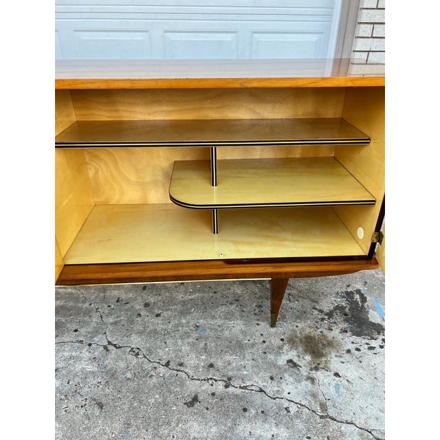 French Art Deco 1930's Light Macassar Sideboard For Sale - Image 12 of 12