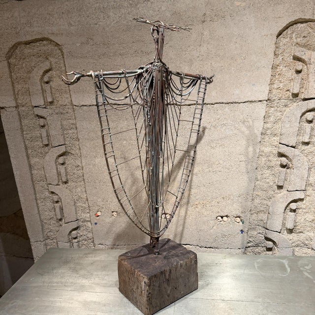 Brutalist Sculpture Figure Religious Theme After Adam Stempka For Sale - Image 16 of 17