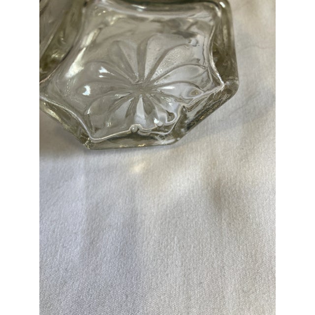 Vintage Cut Glass Starburst Cruet With Stopper For Sale In Oklahoma City - Image 6 of 6