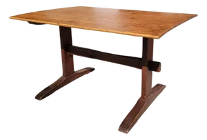 20Thc Hand Made Trestle Table