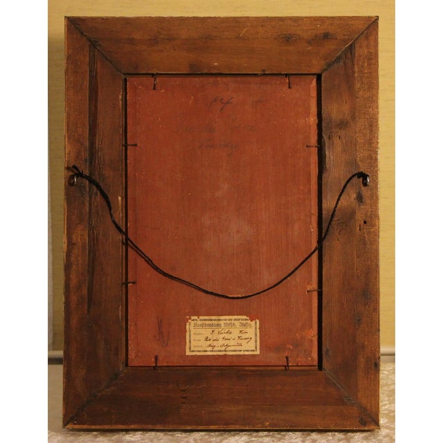 J. Curter, Venetian Canal Scene, Early 20th Century, Oil on Wood, Framed For Sale - Image 6 of 9