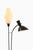 Floor Lamp with Black Lacquered Metal Structure from Hans Bergström, 1950s For Sale - Image 3 of 7