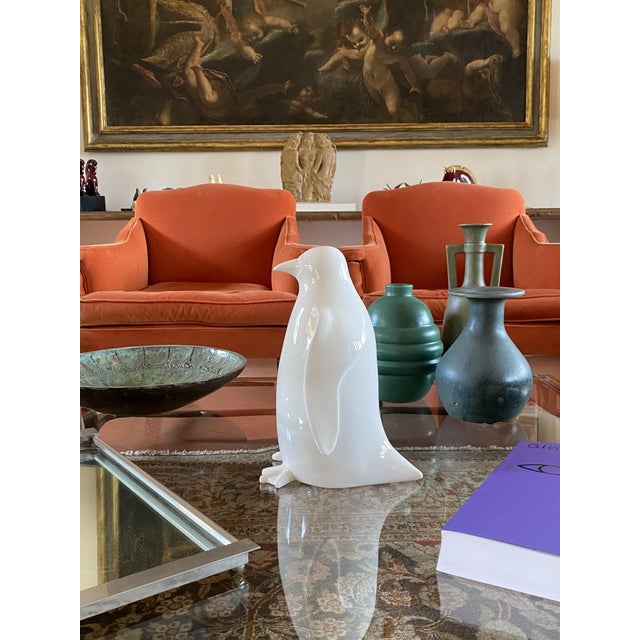 Ceramic Penguin Sculpture, Italy, 1980s For Sale - Image 9 of 17
