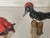 1970s Artisan Bitds Figurines as Lamp Finials Pair For Sale - Image 4 of 5