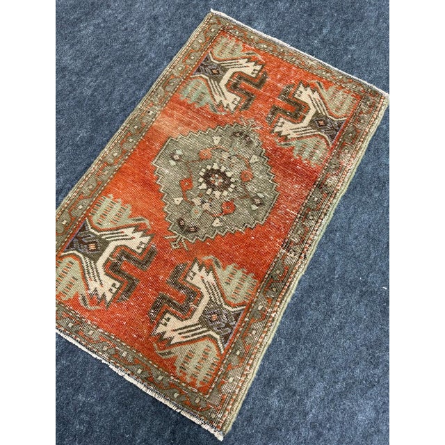 Early 21st Century Turkish Yastik Rug 1'8" x 2'8" For Sale - Image 5 of 5