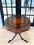 Traditional Grand Vintage Regency Drum Table – Mahogany Finish Library & Living Room Accent For Sale - Image 3 of 12