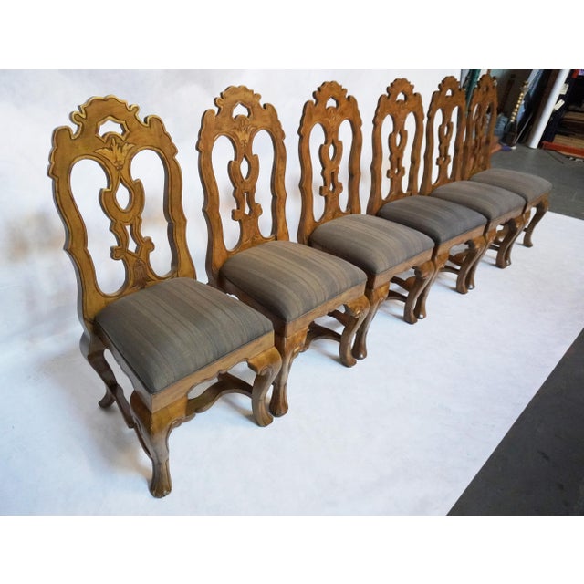 Michael Taylor 1990s Michael Taylor Designs Inc Portuguese Dining Chairs For Sale - Image 4 of 18