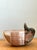 This whimsical vintage planter is a charming intersection of rustic utility and artisanal folk art. Handcrafted from...
