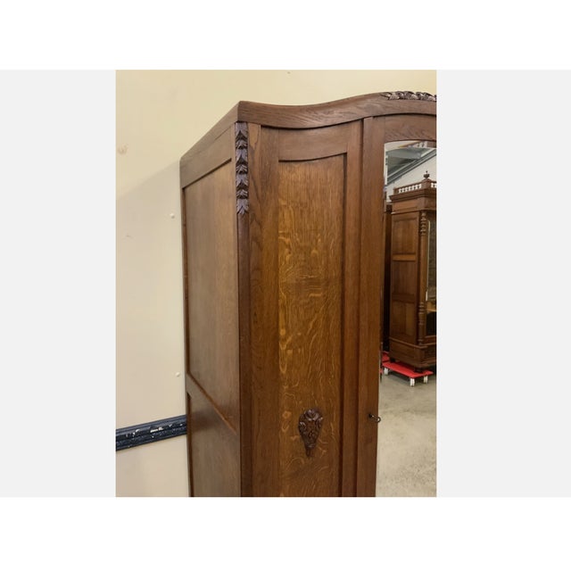 Vintage Art Deco Wardrobe, 1930 For Sale - Image 9 of 12