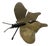 Brass Moth Insect Handmade French 2 X 4 For Sale