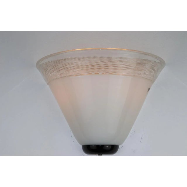 Late 20th Century Mid-Century Modern Murano Glass Wall Lamp For Sale - Image 5 of 13