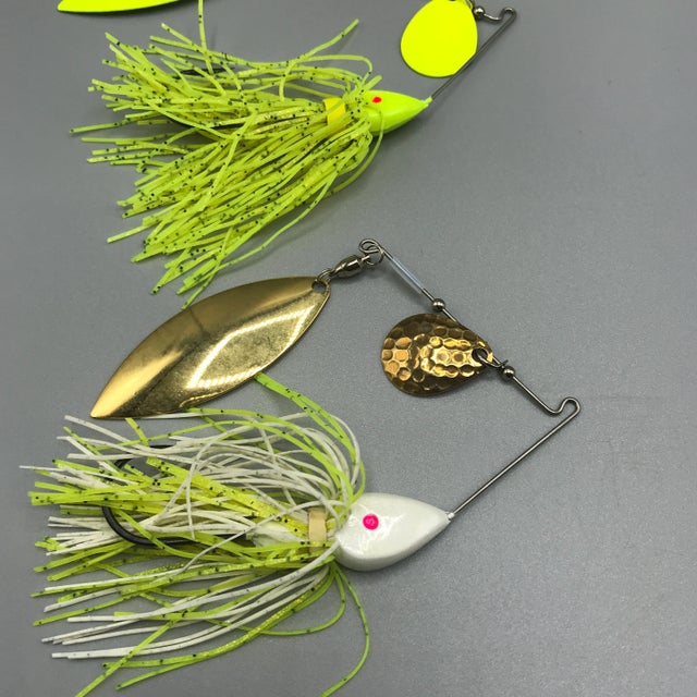 Vintage 70s Rumba Bass Spinner Bait Lures - Set of 7 For Sale - Image 4 of 13