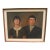 Portrait of Male and Female Ancestor Figures by Works Progress Admin. Artist J. Matulis, 1970 For Sale