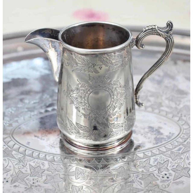 Black Antique Coffee Service from Walker & Hall Sheffield, Set of 5 For Sale - Image 8 of 9