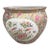 Vintage Chinese Famille Rose Gilt Porcelain Fishbowl Planter With Floral and Bird Motifs For Sale