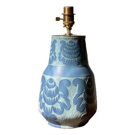 Table Lamp by Josef Ekberg for Gustavsberg, 1890s For Sale - Image 9 of 9
