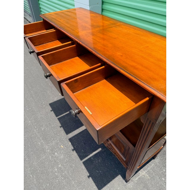 Chestnut Theodore Alexander Coastal Console Server For Sale - Image 8 of 11