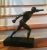 Antique 19th Century French Grand Tour Bronze Figure of an Athlete Mounted on Original Black Slate Base For Sale - Image 4 of 13